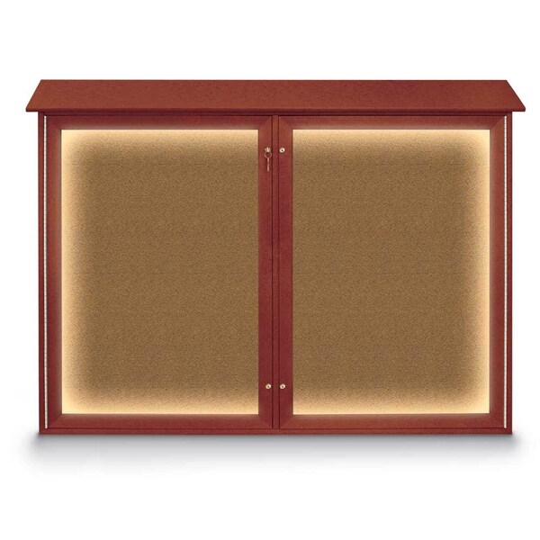 Open Faced Traditional Corkboard, 72x48"
